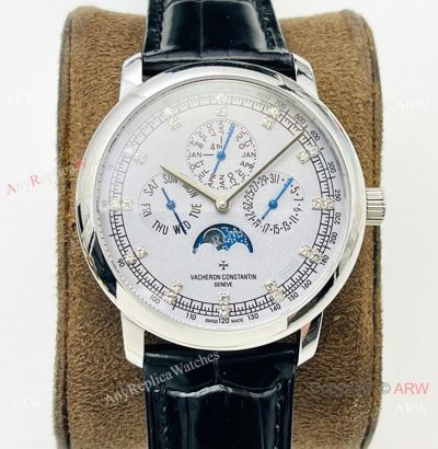 Swiss Copy Vacheron Constantin Patrimony TWS Factory 43175 Watch Blasted dial